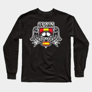 Spain Soccer Futbol Long Sleeve T-Shirt